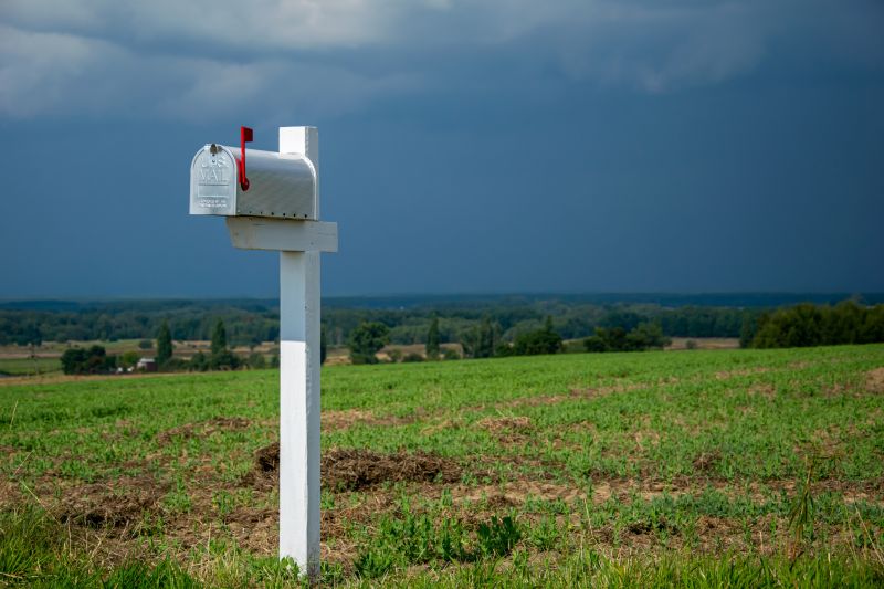 Restored Mailbox Post