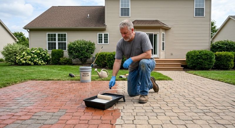 Paver Driveway Sealing in Kitsap County, WA